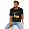 Navy t-shirt with Lemonaid Lemon Pun for Nurses & Doctors