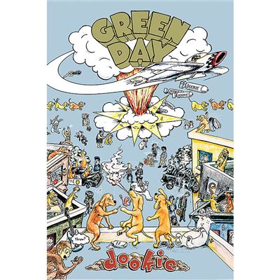 Green Day Dookie album artwork maxi poster 61 x 91.5 cm punk rock wall poster