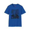 White t-shirt with Alan Partridge DAN! TV Comedy Parody