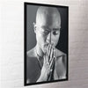 Tupac praying portrait maxi poster 24 x 36 inch hip hop wall poster
