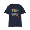 Black t-shirt with Back to the Past Ctrl Z Tech Programmer Parody