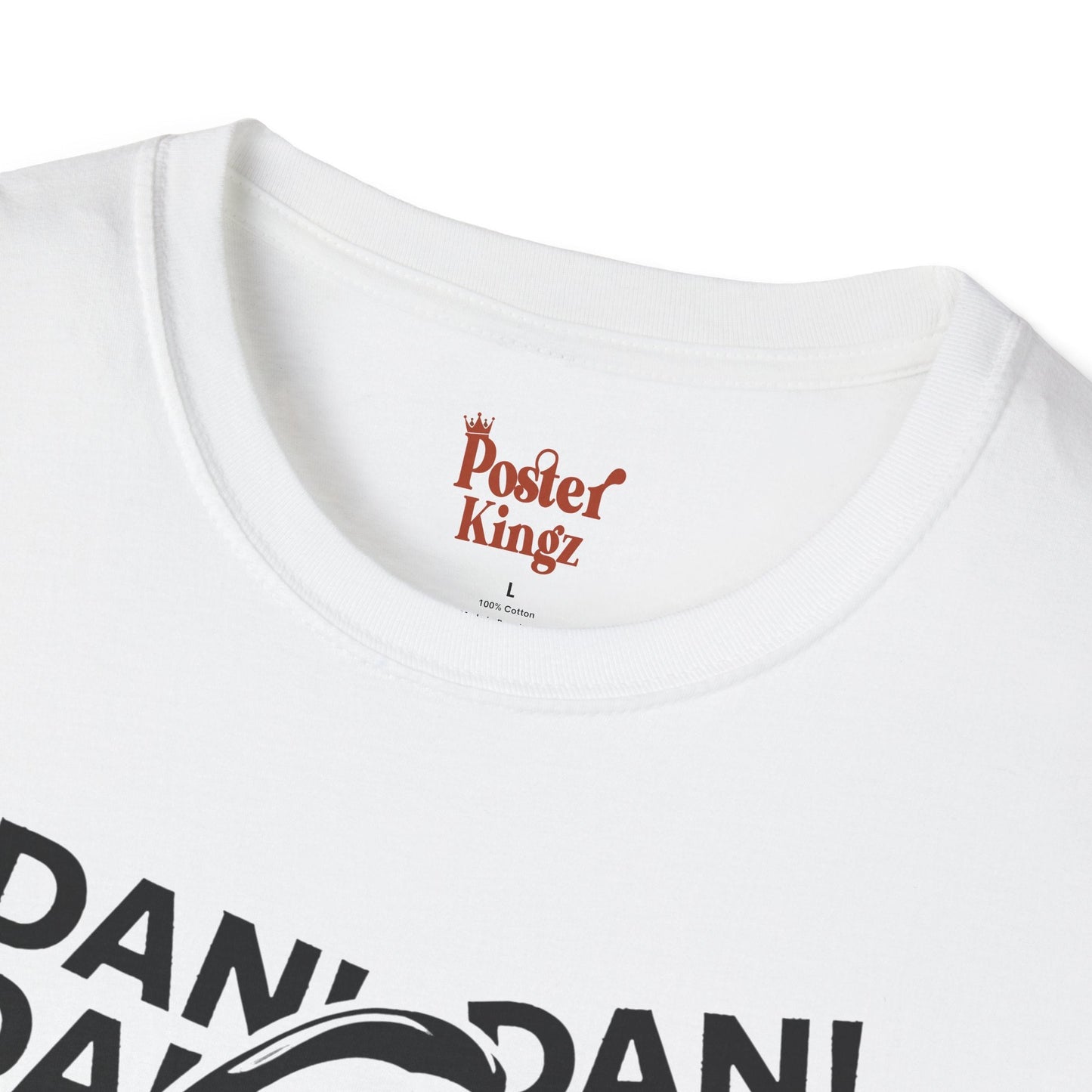 Grey t-shirt with Alan Partridge DAN! TV Comedy Parody