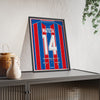 Crystal Palace Mateta 14 Conference League Final 2026 player poster framed lifestyle mockup