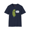 Black t-shirt with Dill With It Pickle Pun