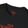 Grey t-shirt with The Young Boys Lost Boys Horror Parody