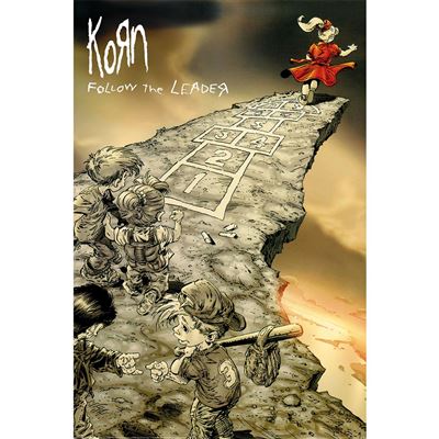 Korn Follow The Leader album artwork maxi poster 61 x 91.5 cm metal wall poster