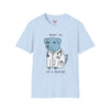 White t-shirt with Trust Me I'm a Dogtor Dog Pun