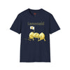 Navy t-shirt with Lemonaid Lemon Pun for Nurses & Doctors