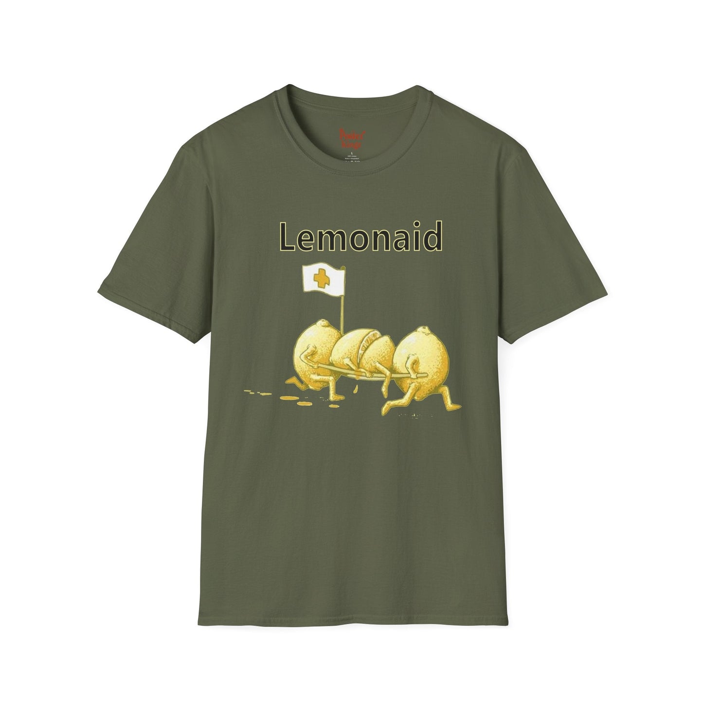 Light Blue t-shirt with Lemonaid Lemon Pun for Nurses & Doctors