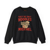 Ash t-shirt with They're Only Noodles Michael Sweatshirt Horror Movie Parody