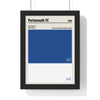 Portsmouth FC colour swatch print in Pompey blue and white