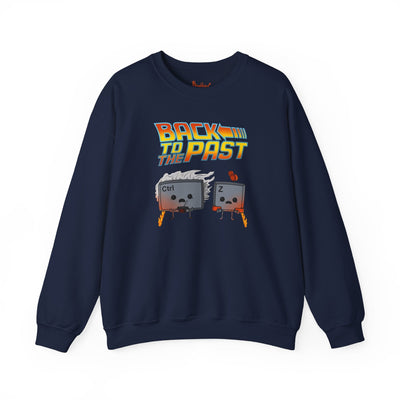 Black t-shirt with Back to the Past Ctrl Z Sweatshirt Tech Programmer Parody