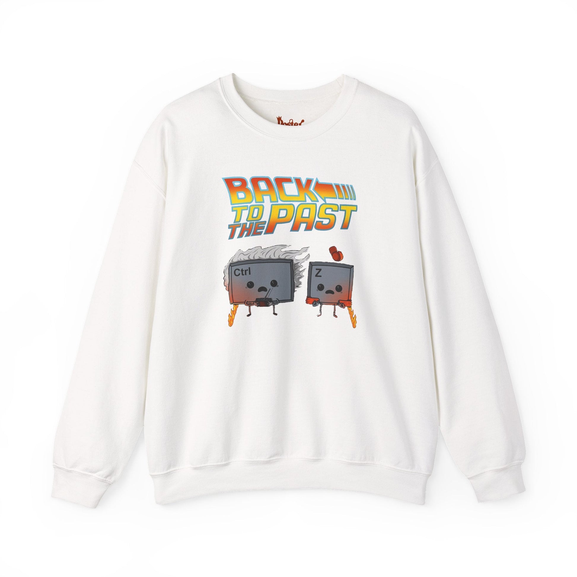 Sand t-shirt with Back to the Past Ctrl Z Sweatshirt Tech Programmer Parody