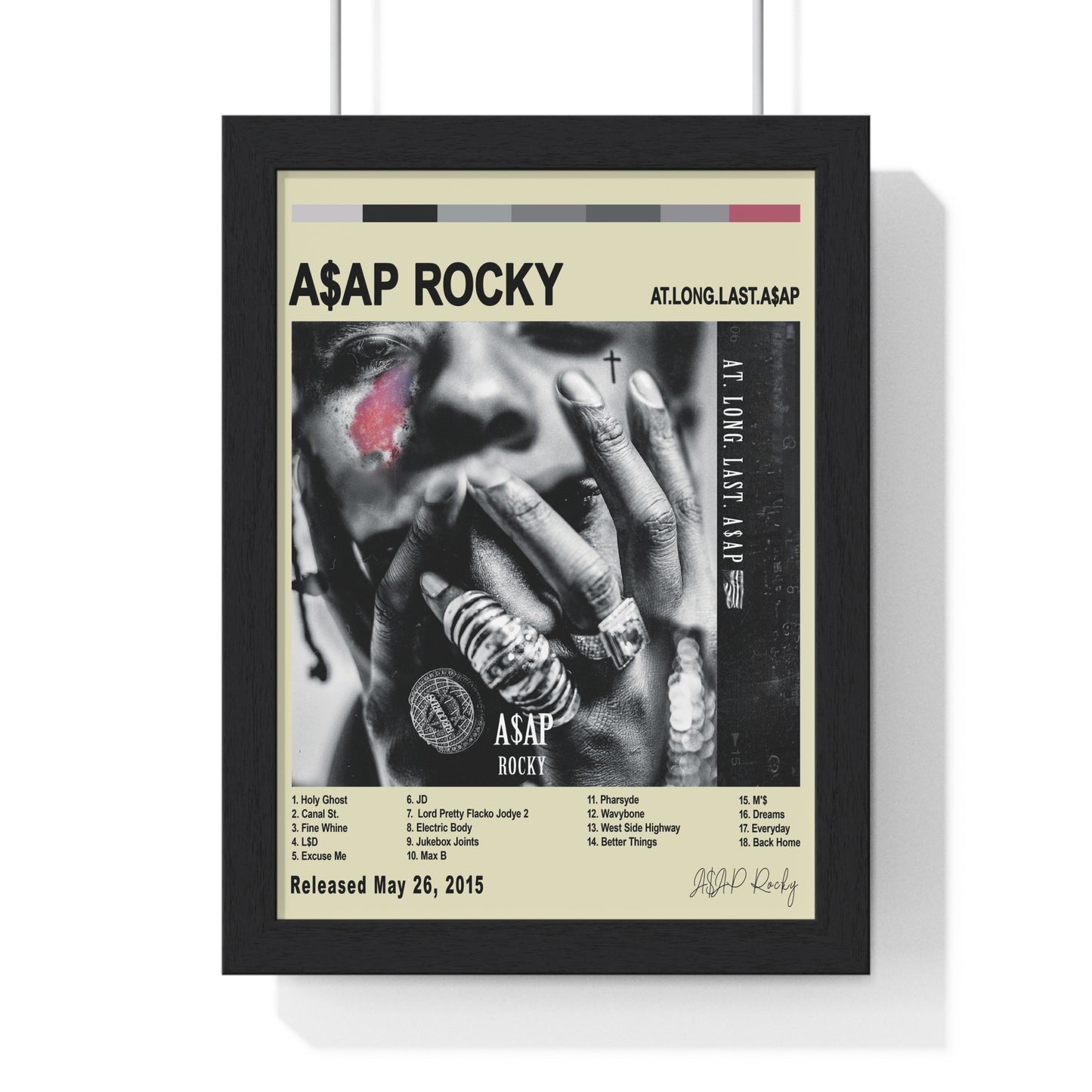 A$AP Rocky - AT.LONG.LAST.A$AP Album Cover Poster