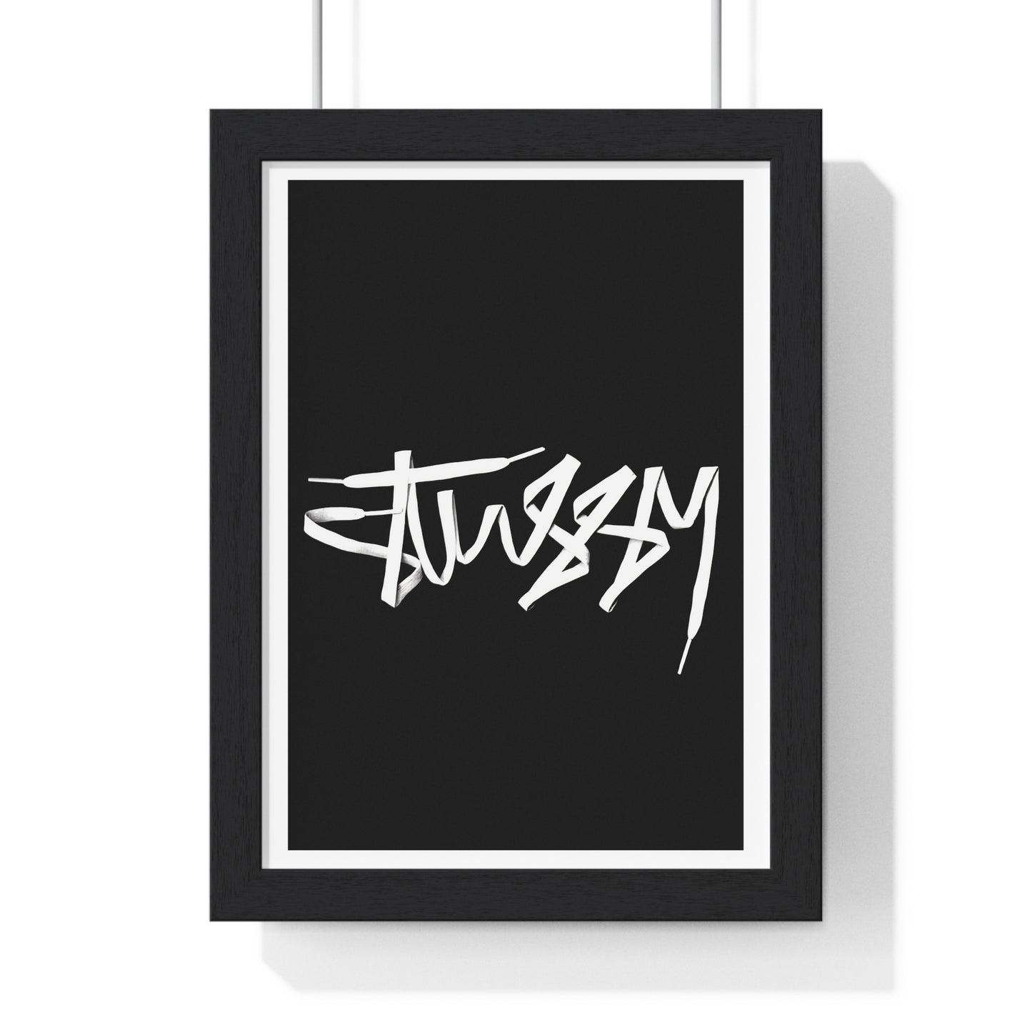 Stussy Shoe Laces Poster