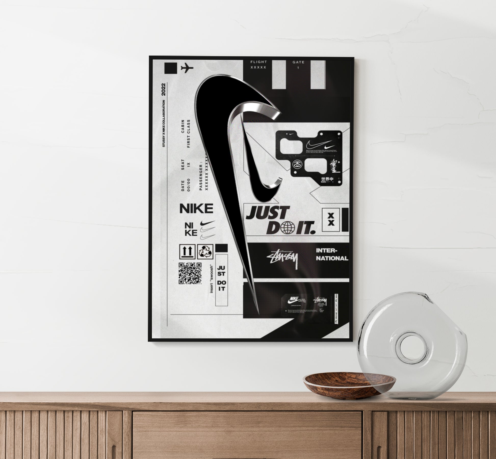 Nike x Stussy JUST DO IT Poster – Poster Kingz