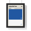 Huddersfield Town colour swatch print blue and white wall art