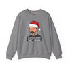 Grey t-shirt with Roy Keane Santa Christmas Sweatshirt Football Parody