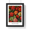 11x14-15 poster framed in black wood frame with perspex front