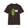 Black t-shirt with Dill With It Pickle Pun