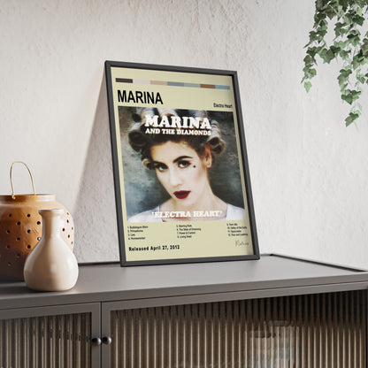 MARINA - Electra Heart Album Cover Poster