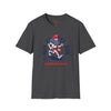 Grey t-shirt with Forrest Gump Running Club Movie Parody