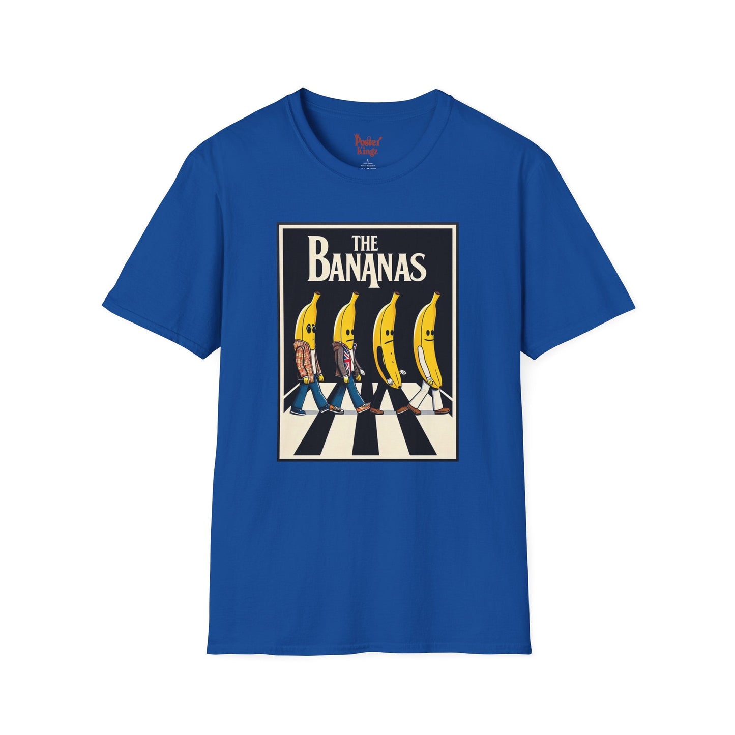 Black t-shirt with The Bananas Music Parody