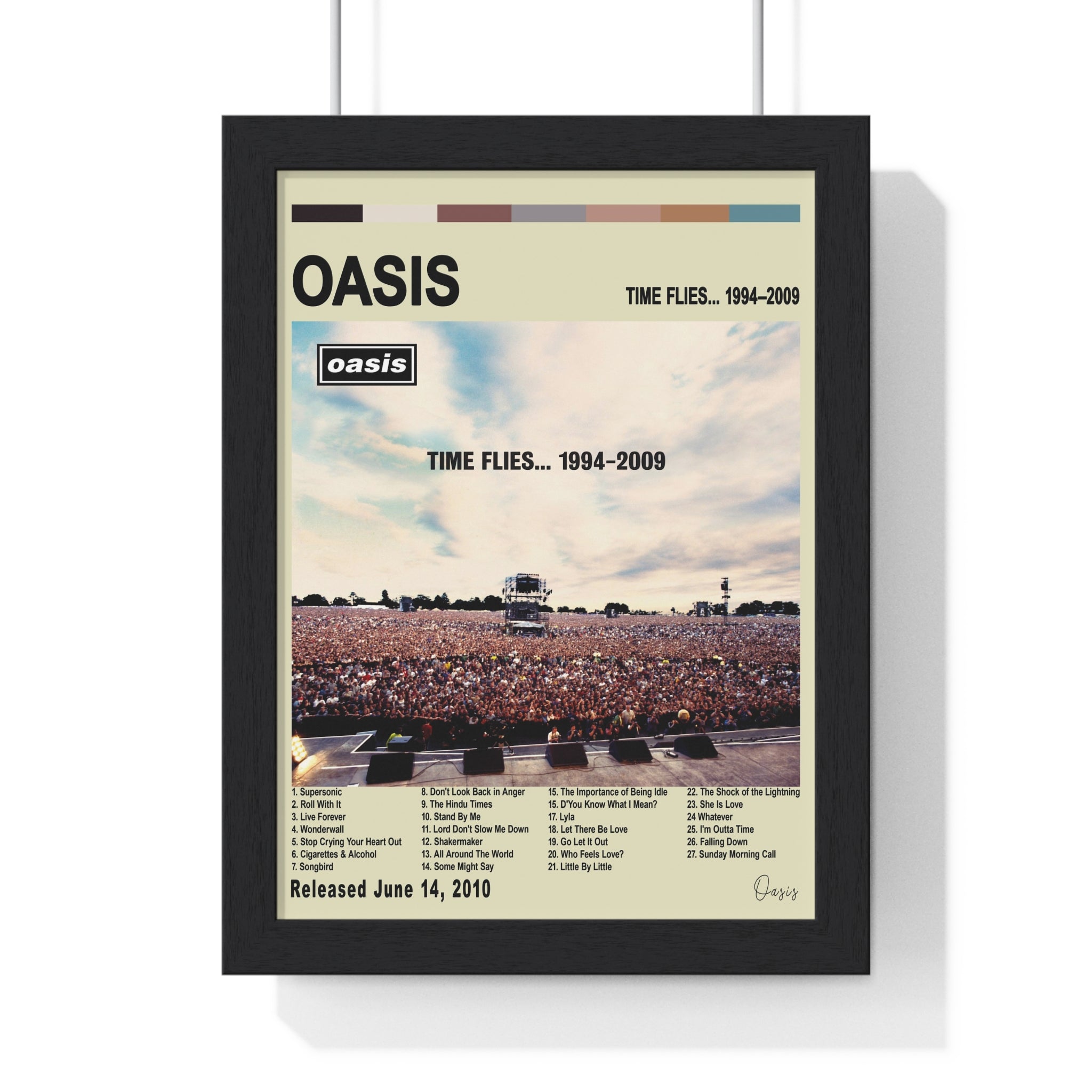 Oasis Album cover Poster