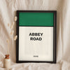 Lifestyle - Personalised Street Sign Print leaning in a frame with dried flowers