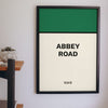 Lifestyle - Personalised Street Sign Print hanging on a living room wall