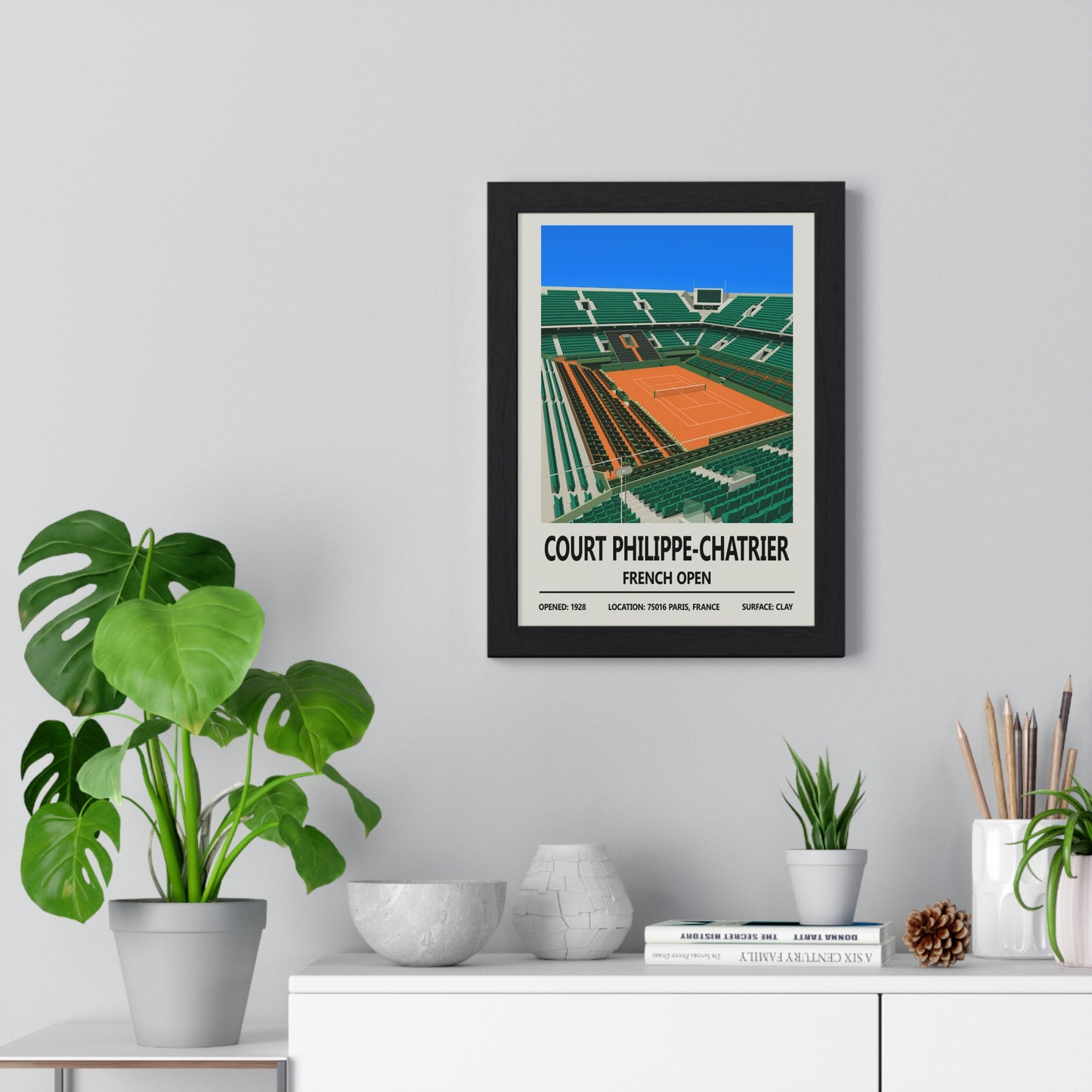 Court Philippe-Chatrier Poster