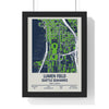 Lumen Field Seattle Seahawks stadium map print