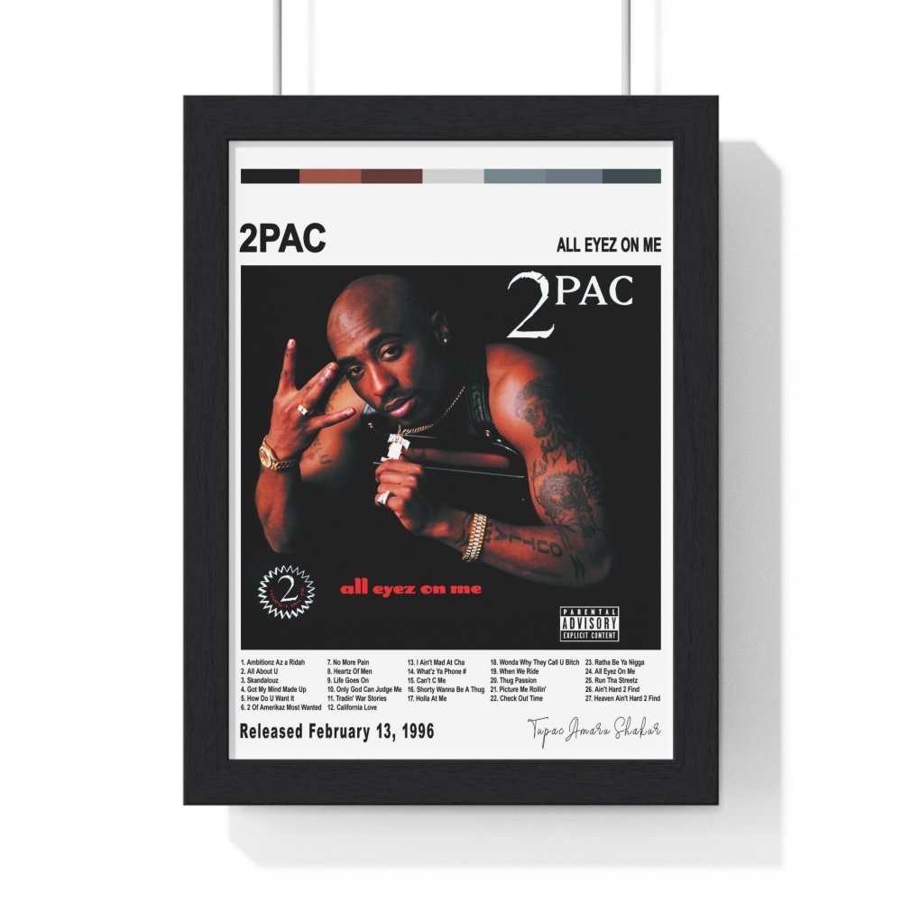 2PAC - Tupac Album Cover Poster - Poster Kingz