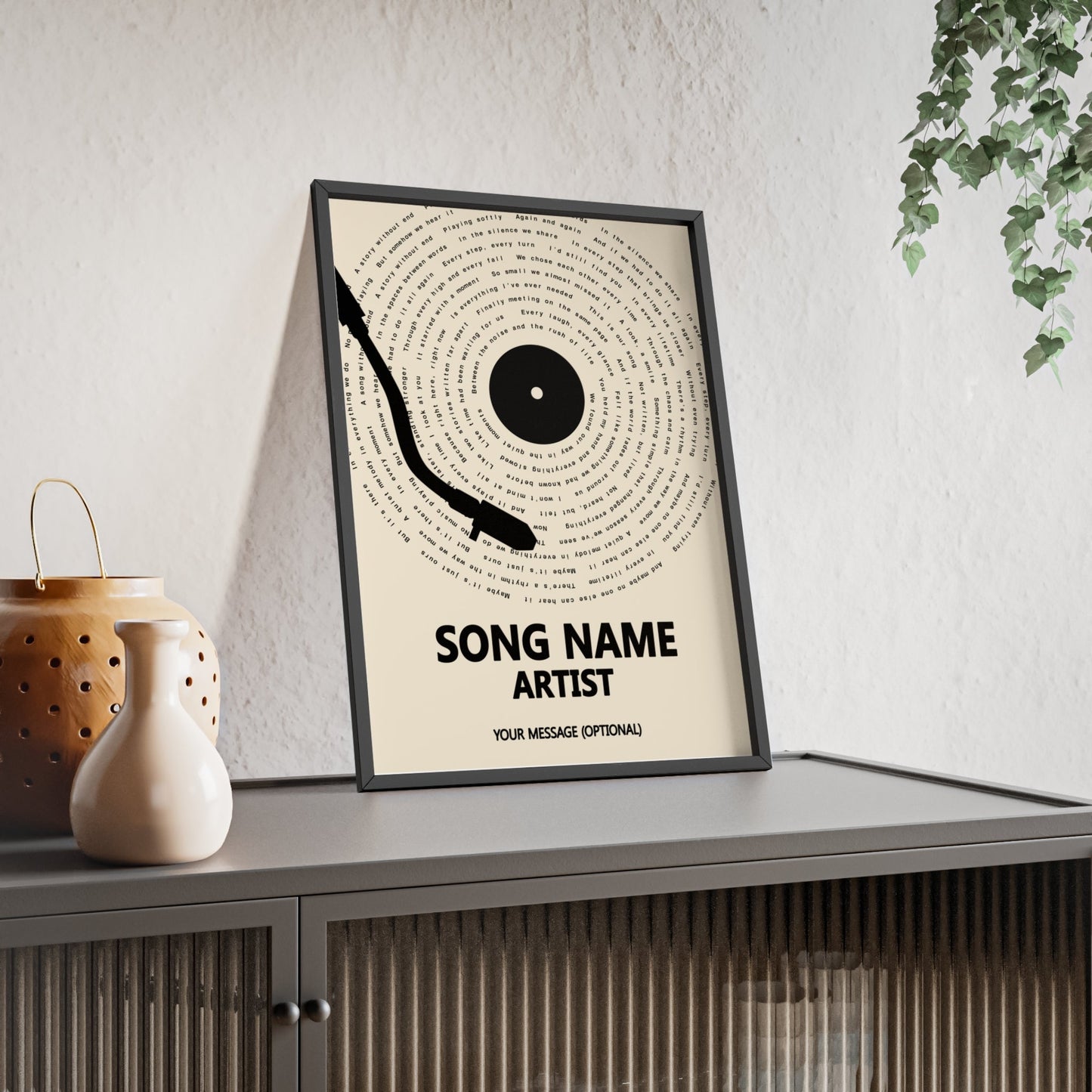 Framed custom print