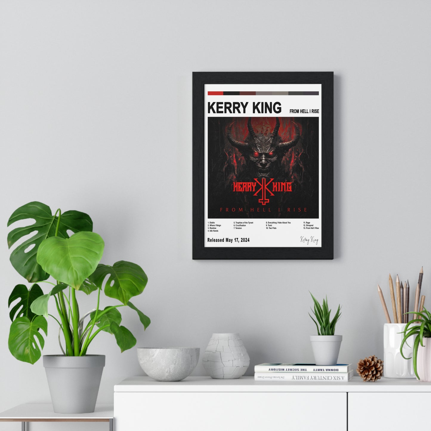 Kerry King - From Hell I Rise Album Cover Poster