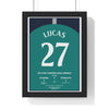 Tottenham 2019 Champions League semifinal Lucas 27 framed football poster