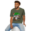 Navy t-shirt with Shitter's Full Christmas Christmas Vacation Parody