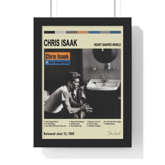 Chris Isaak - Heart Shaped World Album Cover Poster