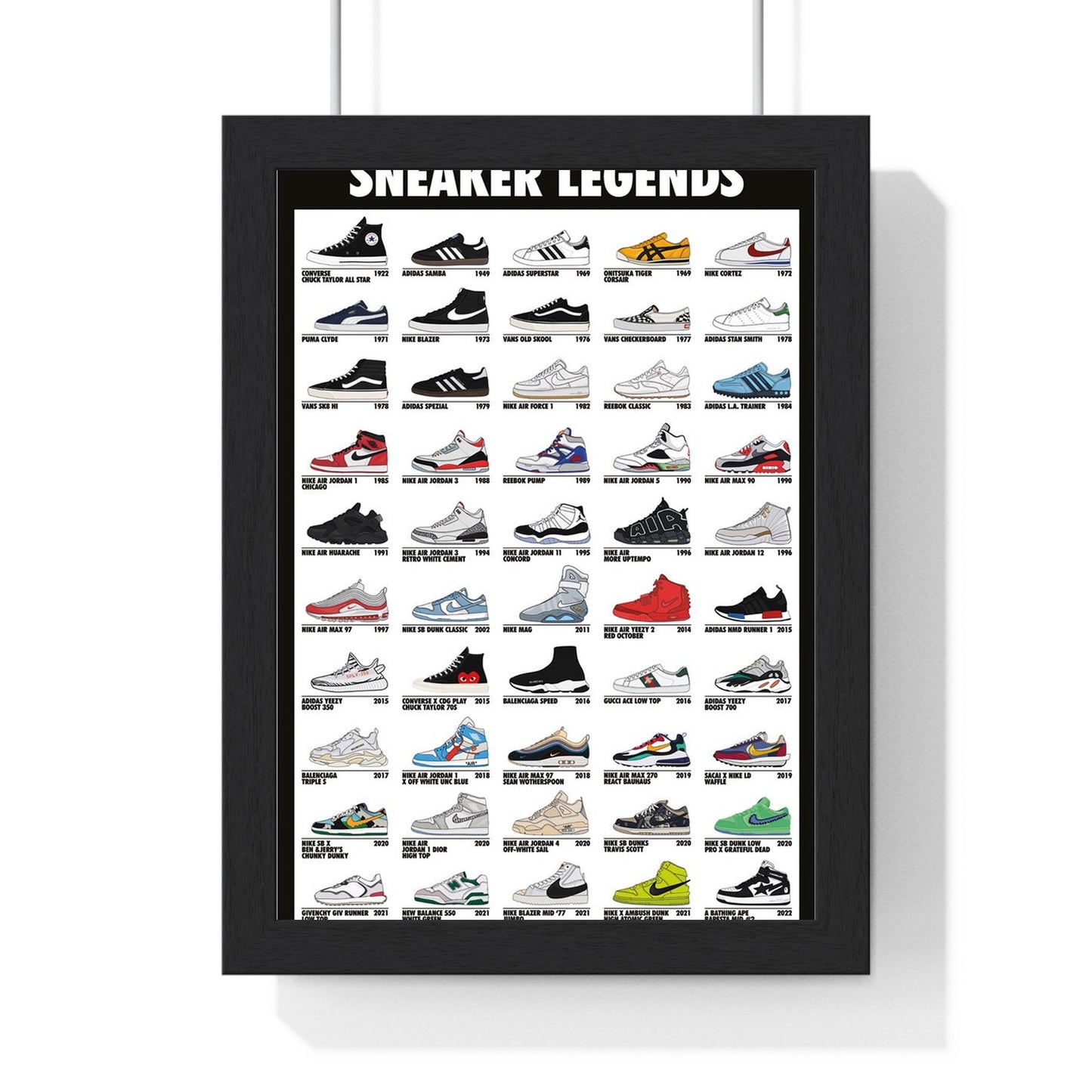 Sneaker Legends Maxi Poster