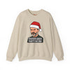 Navy t-shirt with Roy Keane Santa Christmas Sweatshirt Football Parody