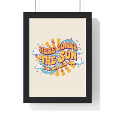Here Comes The Sun Lyric Print