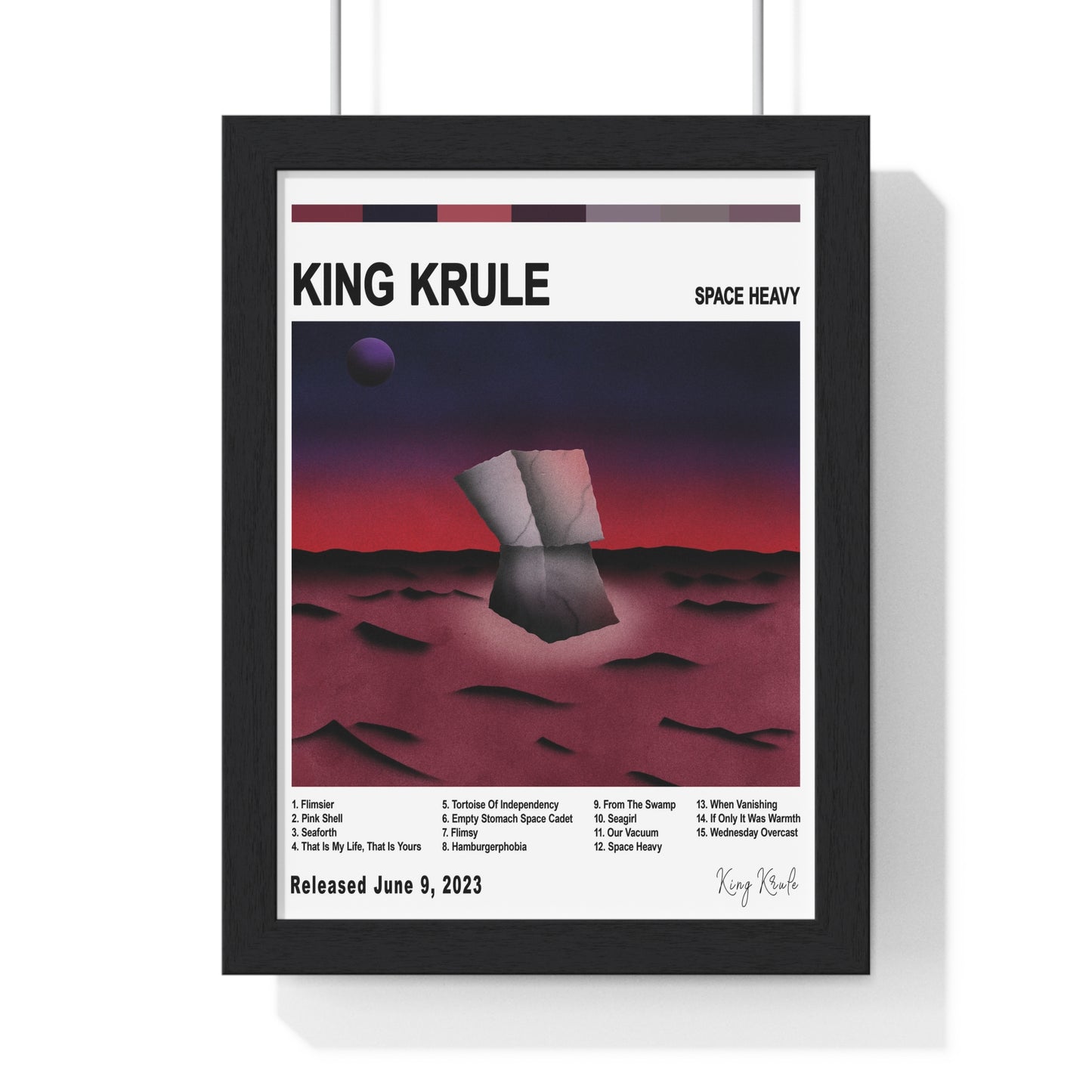 King Krule - Space Heavy Album Cover Poster