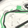 3D Barcelona-Catalunya Circuit Map Framed - The start of the lap on the 3D printed Barcelona-Catalunya Circuit map