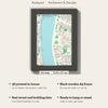 3D Budapest Map Framed - What you get: A5 3D city map, 14.8 x 21 cm, in a black wooden frame