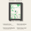 3D Etihad Stadium Map Framed - What you get: A5 3D stadium map, 14.8 x 21 cm, in a black wooden frame