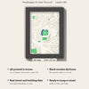 3D Headingley Cricket Ground Map Framed - What you get: A5 3D map, 14.8 x 21 cm, in a black wooden frame