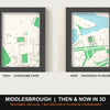 3D Middlesbrough Then & Now Stadium Set | Ayresome Park + Riverside Stadium 3D Maps