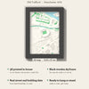 3D Old Trafford Map Framed - What you get: A5 3D stadium map, 14.8 x 21 cm, in a black wooden frame