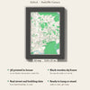 3D Oxford Map Framed - What you get: A5 3D city map, 14.8 x 21 cm, in a black wooden frame