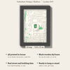 3D Tottenham Hotspur Stadium Map Framed - What you get: A5 3D stadium map, 14.8 x 21 cm, in a black wooden frame